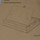 KDD Book Stand for Reading with Storage, Multi-Angle Adjustable Tablet Pillow Holder for Lap, Bed, Desk and Couch, Foldable iPad Holder with Organizer for Book,Tablet, Laptops, E-Reader (4.7"-15")