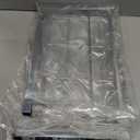 Insputer Pull Out Trash Can Under Cabinet with Soft-Close Slides, Heavy Duty Under Sink Trash Can Kit for Kitchen, Garbage Can Not Included, Requires Minimum Cabinets Opening 12" W X 18" D (Single, Silver)