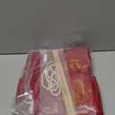 HOWAF Red Gold Fabric Christmas Advent Calendar with Pockets (Countdown to Christmas), 24 Days Mystery Christmas Countdown Calendar for Xmas Holiday Home Wall Decoration