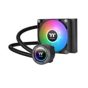 Thermaltake TH120 ARGB Sync V2 CPU Liquid Cooler/AlO Liquid Cooling/Fan 120mm*1/PWM 500~2000 RPM/Mirror Waterblock/MB ARGB Sync Control, CL-W360-PL12SW-A , Black