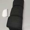 MAMODY Postpartum Belly Band abdominal Binder for Natural Delivery & C-Section, Adjustable Compression Wrap, Abdominal Support Belt (Black, X-Large)
