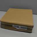 GLOKUUCA Corner Bread Box for Kitchen Countertop - Bamboo Large Capacity Bread Storage Bin with Acrylic Wavy Door Panel, Bread Box Under Cabinet (White, Medium)