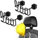 2 Pcs Hard Hat Holder for Truck, Car Holder Organizer Heavy Duty Car Seat Hook Organizer for Construction, Safety Vest & Caps Jacket, Tool Bag Fits Trucks/SUVs/Cars
