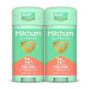 Mitchum Ultimate 72H Odor Protection Women’s Antiperspirant & Deodorant, Invisible Solid, Floral Citrus, 2 pack
