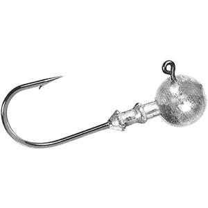 AMYSPORTS Bass Saltwater Jig Head Hooks Freshwater Sharp Jig Hooks Lead Round Ball Fishing Jigs Lead 1/8oz-1/2oz