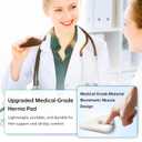 Hernia Belt for Men - Adjustable Support Brace, Comfortable & Breathable Design, Ideal for Single/Double Inguinal Hernia Pain Relief, Discreet Wear for Everyday Use (Black, Medium)