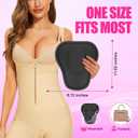 Ab Board Post Surgery Liposuction - Lipo Foam Ab Board, Abdominal Lipo Compression Board for Tummy Tuck & Liposuction Post Surgery Recovery, Tablas Post Operatorias Para Liposuccion(Black) (Black)