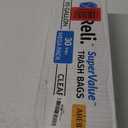 Reli. 95 Gallon Trash Bags Heavy Duty | 30 Trash Bags | Super Sizeable, Clear, Garbage for Serious Cleanup