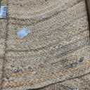 Hausattire Hand Woven Jute Braided Rug, 5 Round  Natural, Reversible Boho Entry Area Rugs for Kitchen, Living Room I Farmhouse Decorative Floor Rug, 5 Feet Round