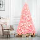 7.5 Feet Hinged Artificial Christmas Tree Full Fir Tree