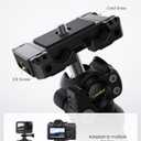 Lamicall Tripod for iPhone - [Ultra-Stable] Aluminium Phone Tripod with Wireless Remote, Mini Flexible Camera Stand Cold Shoe for Video Recording for Pocket 3 4 iPhone GoPro DSLR Camera Mothers Day
