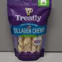 USA Collagen Braids 6-7" Dog Chew Treats - Natural Flavor, 6 Count/1 Pack (EXP 05/31/28)