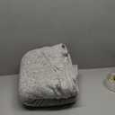 KAWAHOME Sweatshirt Blanket Twin Size for Bed-Lightweight Warm Soft Thin Knit Jersey Blankets for All Seasons, 66 X 90 Inches, Heather Grey