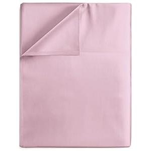 Cal King Size Flat Sheet - Hotel Quality Top Flat Bed Sheet Only - Ultra-Soft, Comfy, Breathable & Cooling - Fade & Wrinkle Free - Easy-Care, Stain & Shrink Resistant Bedding - Oeko-Tex - Light Pink