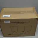 Set of 2 Ceramic Table Lamp for Bedroom, Small Table Lamp White Farmhouse Rustic Lamp Set Bedside Table Lamps for Nightstand Side Table Lamps for Living Room, 13.7IN