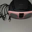 Proscan PRCD243M-PINK 2.4-Watt-RMS Portable CD Boom Box with AM/FM Radio (Pink)