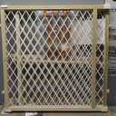 Toddleroo by North States - Diamond Mesh Wooden Baby Gate: Pressure Mounted Baby Gate for Doorways - Adjustable 26.5 to 42 Inches Wide - 23 Inches Tall