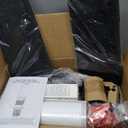 Floor Lamp with Table, 2 Drawers & Remote, Side End Table with Charging Station, Dimmable Nightstand with 3 Color Temperature, 1-Hour Timer, 12W LED Bulb, for Living Room, Bedroom