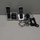 AT&T BL102-2 DECT 6.0 2-Handset Cordless Phone for Home with Answering Machine, Call Blocking, Caller ID Announcer, Audio Assist, Intercom, and Unsurpassed Range, Silver/Black