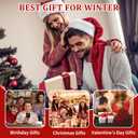 Mens Merino Wool Socks Thermal Winter Sock Thick Warm Wool Socks Holiday Gifts for Men Suitable for Home and Outdoor (A1-blue/Green/Orange/Red/White)