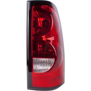 Right Passenger Side Tail Light Compatible With 2003 2004 2005 2006 Chevy Silverado 1500 2500 3500 Factory Style Tail Light - Bulb and Harness Included