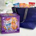 Sweet and Salty Snack Variety Pack, Muddy Buddies Peanut Butter and Chocolate, Chex Mix Traditional, Cheddar, and Honey Nut, 20 Ct, 35 oz