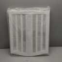 Wooden Dog Gate Foldable Pet Fence Freestanding Pet Gates, Dog Gate for Stairs, House Pet Gate for Dogs, 3Panel 23.6''Height-White