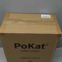 PoKat 23" Yellow Table Lamps Set of 2, Modern Living Room End Table Lamps Decor, Ceramic Lamps for Living Room, Contemporary Nightstand Lamps for Side Console Table Hallway Gift