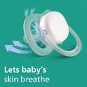 Philips Avent Ultra Air Pacifier - 4 x Light, Breathable Baby Pacifiers for Babies Aged 18 Months Plus, BPA Free with Sterilizer Carry Case, SCF349/23
