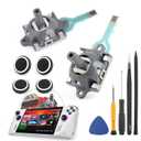 YWLRONG 2Pack Joysticks for Asus ROG Ally RC71L Handheld Console Joystick Replacement for GPD win3 Windows 10 Handheld Laptop Thumb Sticks Joystick Replace Accessories Parts with Repair Tools