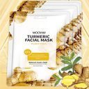 Turmeric Face Masks Skincare, Hydrating Face Masks for Women, Hydrating, Moisturizing Facial Mask, AOPEIBOTO Face Sheet Mask for All Skin, Pack of 10
