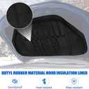 Hood Insulation Pad Compatible with 2024-2026 Toyota Tacoma 4th Gen & 2025-2026 4Runner – PET Felt Engine Heat Shield & Sound Deadener Mat, No-Drill Install