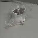 Flour Funnel for Kitchen Aid Mixer, Fits Tilt-Head Stand Mixer Attachment 4.55 Qt (KSM150), Easy Pour No-Mess Attachment, Anti-Splash Accessory, Durable Dishwasher-Safe Baking Tool (White)