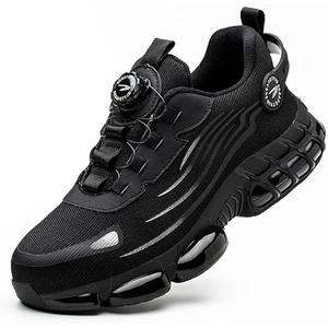 Steel Toe Work Sneakers for Men Women Lightweight Comfortable Industrial & Construction Work Safety Shoes, 47 Euro