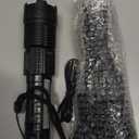 2 Pack LED Rechargeable Flashlights, 90,000 High Lumens Super Bright Flash Light, 7 Modes with COB Light, IPX6 Waterproof, Adjustable Focus Tactical Flashlights for Home Camping and Emergencies