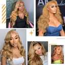 24 24 24 Inch Honey Blonde Bundles Human Hair Color 27 Body Wave Bundles Unprocessed Brazilian Virgin Hair Soft And Healthy
