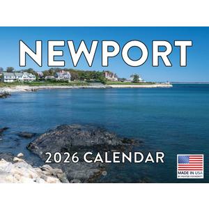 Newport Calendar 2026 Wall 12 Month Monthly RI Scenic Souvenirs Themed Gifts | American Made In The USA