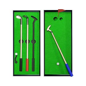 Golf Pen Set & Mini Desktop Golf Putting Green Game - Funny Gifts for Golfers, Adults, Teens, Boss, Coworkers - Office Desk Toy and Unique Stocking Stuffers