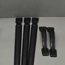 Coach House Signature Décor Garage Door Hardware - Black Carriage Handles & Decorative Hinges - Easy Install Accents - Made in USA