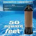 StarClear Cartridge Pool Filter Replacement for Hayward C500 W3C500 fit Above-Ground Pools, Small In-Ground Pools or Luxury Spa Pools - 50 Square Foot