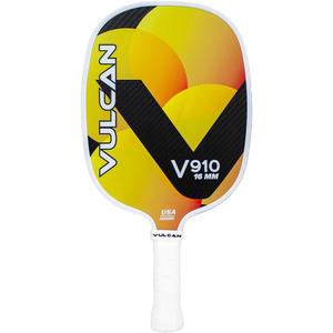 Vulcan | V900 Pickleball Paddle Series | Hybrid Performance | Polypropylene Core - Quatro-Carbon Fiber Surface | USAP Approved | Multiple Colors