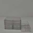 ZHIAI Stackable Storage Drawers, Acrylic Bathroom Counter Organizer Clear Makeup Organizers for Vanity, Kitchen Cabinets, Bathroom, Undersink, Home Organization and Storage (1 Top 6 Drawers) ((2 Base, 4 Drawers) with Top)