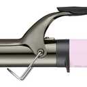 Nano Titanium Professional Curling Iron with Extended/Long Barrel Perfect for Longer Hair (1 1/4 Inch, Pink)