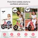 Toddler Balance Bike 12 No Pedal Training Bicycle for Kids 24 Months to 5 Years Tool-Free Adjustments Seat and Handlebar Best Gift for 2 3 4 5 Boys Girls | No Pedal, Training Bicycle, for Kids, Seat and Handlebar, Best Gift