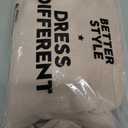 Sovoyontee Women's 2025 Fall Long Sleeve Mock Neck Sweater Dress Casual Loose Ribbed Knit Mini Short Pullover Dresses (Beige, S)