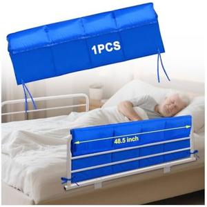 NEAUDE Bed Rail Padding Cushion for Hospital Bed Rail Pads Protector Cover Bed Barrier for Adults Elderly Safety Guard Railing Bumper Medical Foam Crib Padding Bed Side Rails Covers - 1 PCS