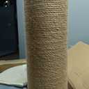 Floor to Ceiling Cat Tree Height (50-120.5in) Adjustable Cat Tower 5 Tier Hemp Scratching Post High Cat Tree Sturdy Activity Tree Indoor Outdoor Cat Scratching Post Activity Center