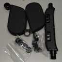 JZCreater Car Headrest Pillow, 180Adjustable Head Neck Support Pillow, U- Shaped, Travel Sleeping Car Headrests, Only for Car Seat Headrest with 2 Metal Poles Not for Fixed or Integrated headrests (Black)