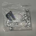 Racewill 10 Pack Hydraulic Hose Adapter Fittings: 3/8" JIC 37° Male x #6 SAE/ORB Male Thread, Straight Tube Fitting Kits with Protection Cover