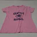 Womens Seattle Baseball Athletic Vintage Sports Team Fan V-Neck T-Shirt Medium